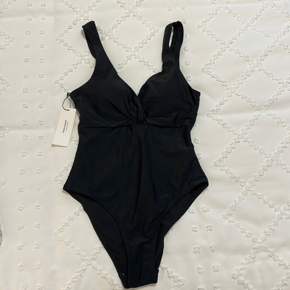 NWT Vero Moda Swim one piece in black. Size S.